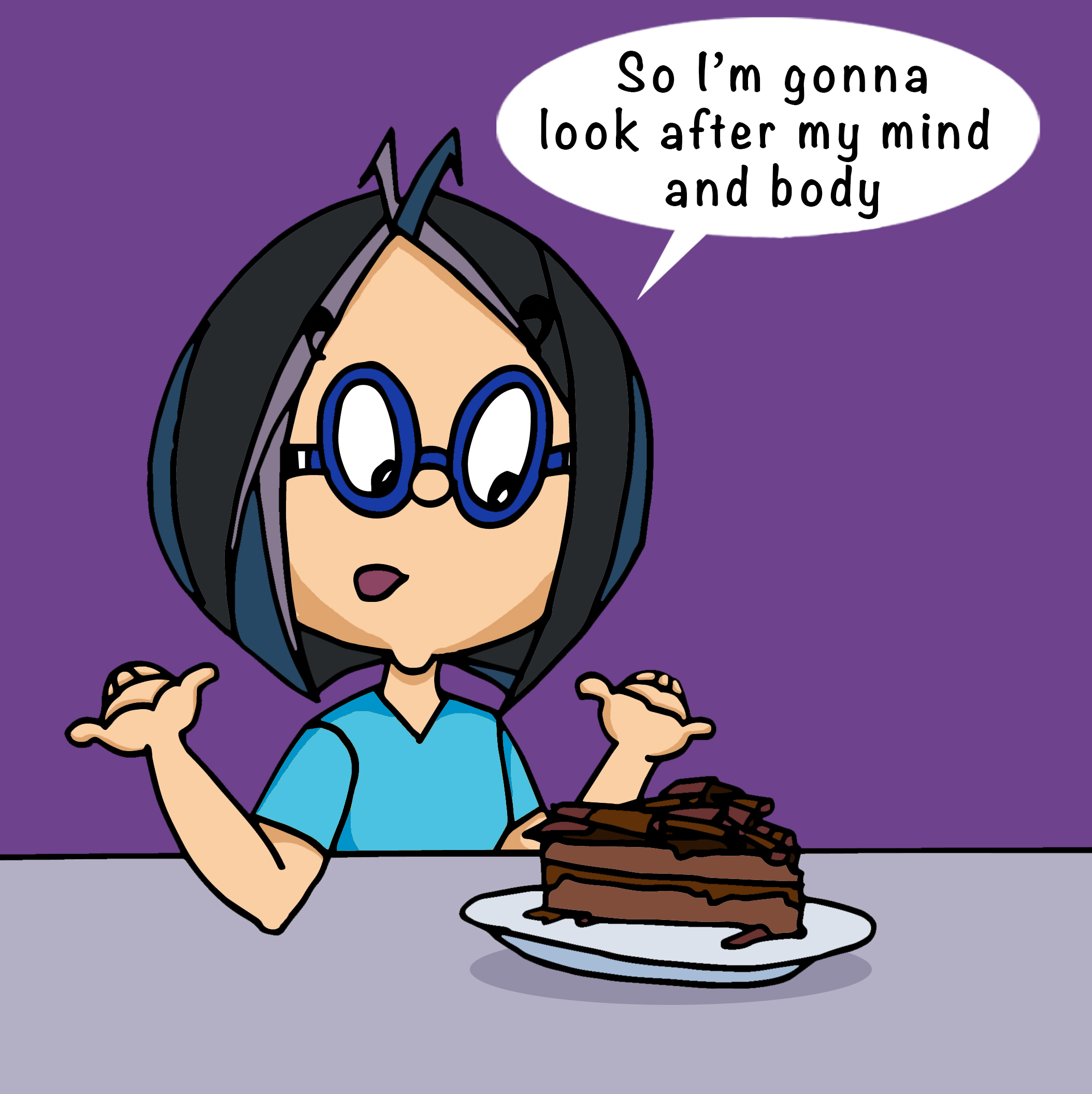 Comic Strip: Midnight Binge